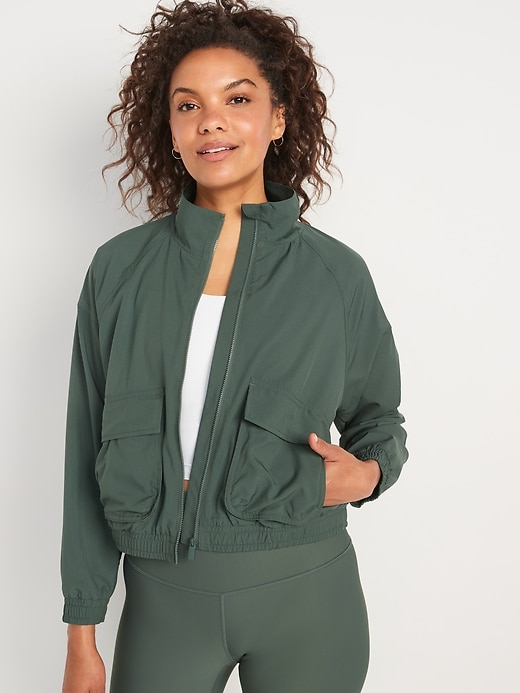 Old Navy - Loose StretchTech Zip-Front Jacket for Women