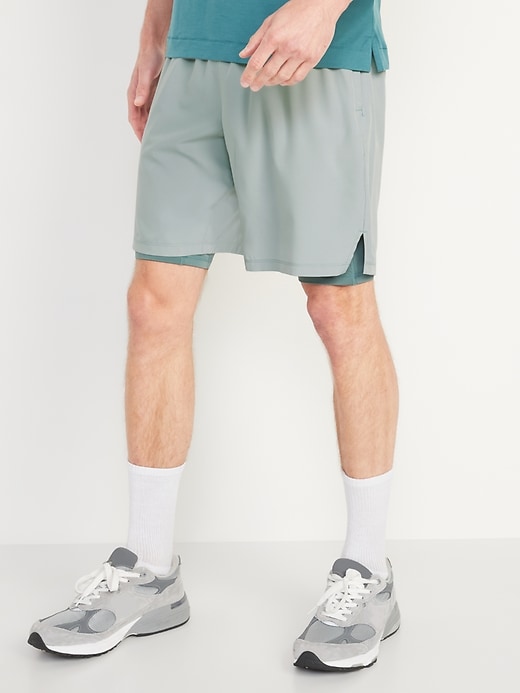 Oldnavy Go 2-in-1 Workout Shorts + Base Layer for Men -- 9-inch inseam