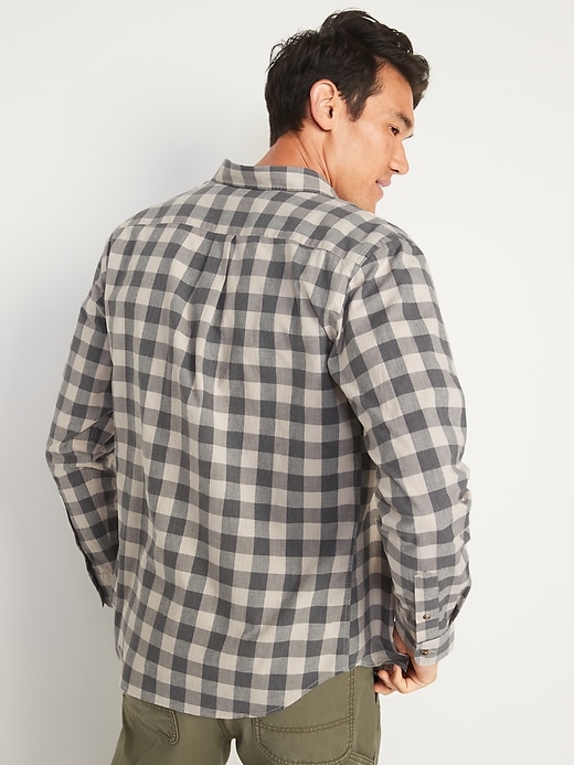 Image number 2 showing, Slim-Fit Built-In Flex Check-Print Everyday Shirt