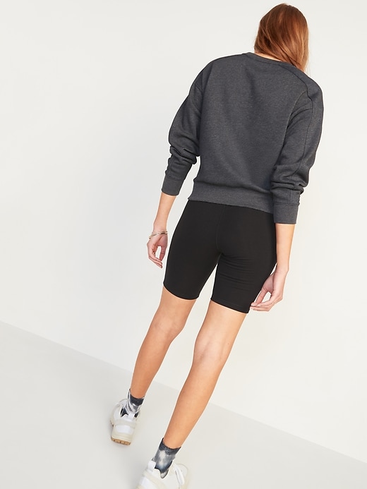 Image number 2 showing, Extra High-Waisted Biker Shorts -- 8-inch inseam