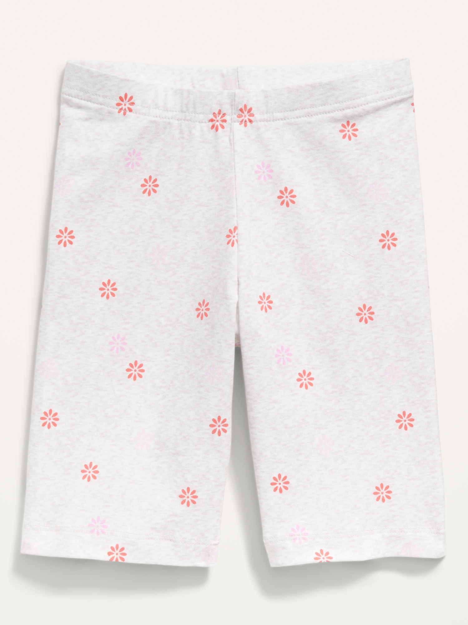 Old Navy Printed Long Biker Shorts for Girls pink. 1