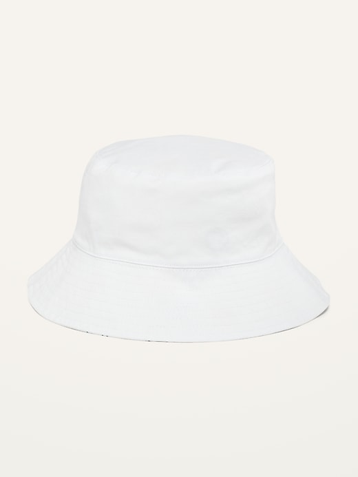 View large product image 2 of 2. Gender-Neutral Reversible Bucket Hat for Kids