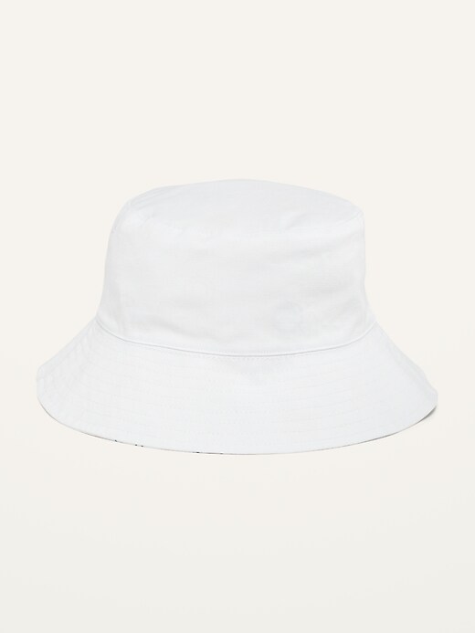 View large product image 2 of 2. Gender-Neutral Reversible Bucket Hat for Kids