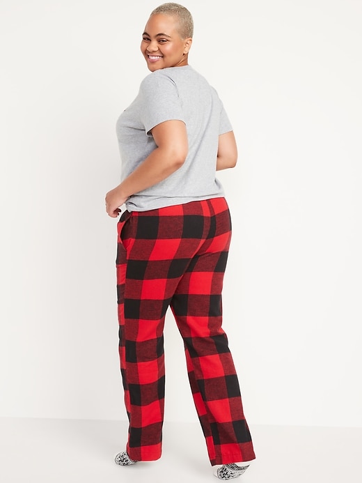 Image number 6 showing, Matching Plaid Flannel Pajama Pants 2-Pack