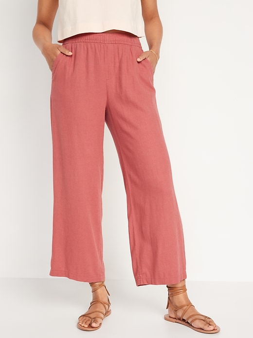 Old Navy Linen-Blend Pants On Sale! Women's Styles JUST $14!!