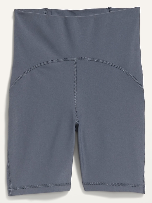 Image number 4 showing, Extra High-Waisted PowerLite Lycra® ADAPTIV Biker Shorts -- 6-inch inseam