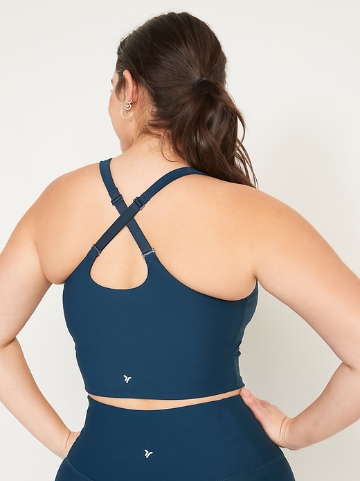Image number 6 showing, Light Support PowerSoft Adjustable Longline Sports Bra for Women