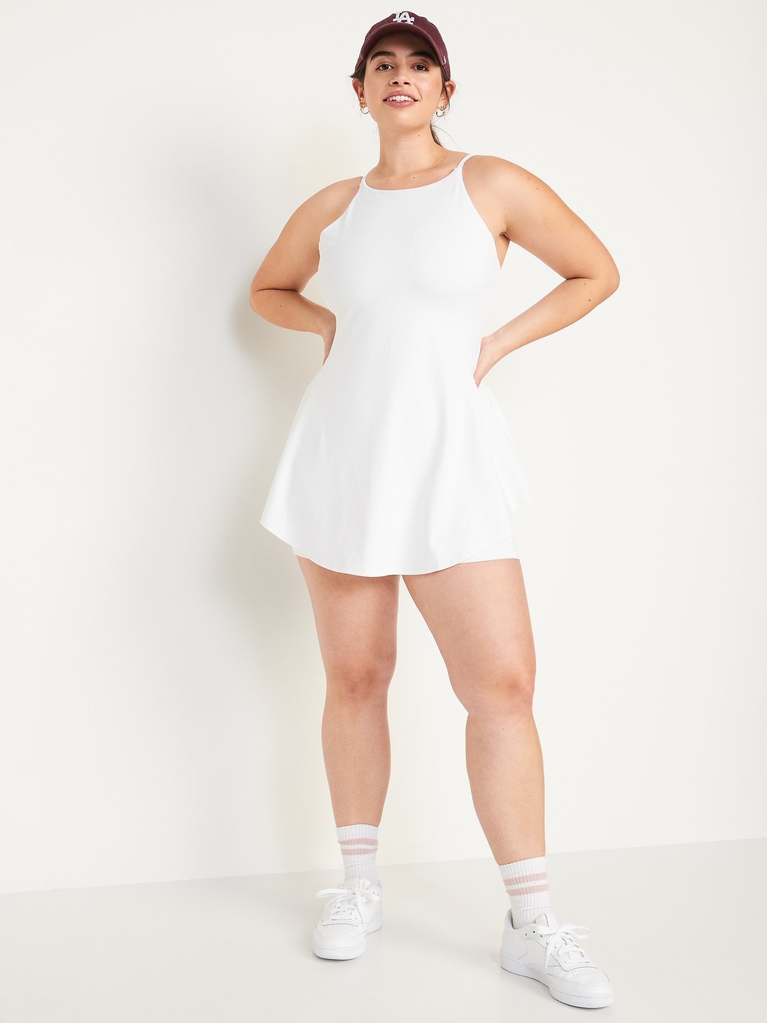 Sleeveless PowerSoft Performance Built-In Shorts Dress for Girls