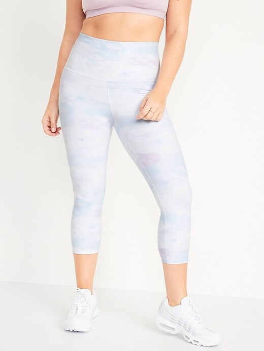 Image number 5 showing, Extra High-Waisted PowerSoft Crop Leggings