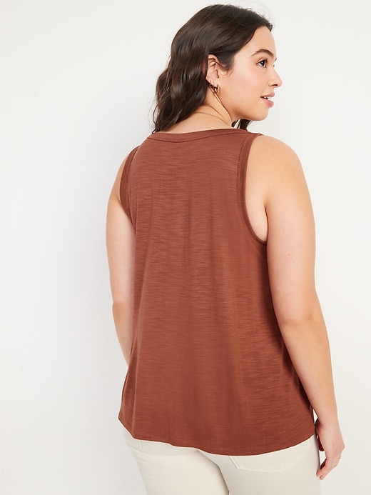 Image number 6 showing, Luxe Slub-Knit Tank Top for Women