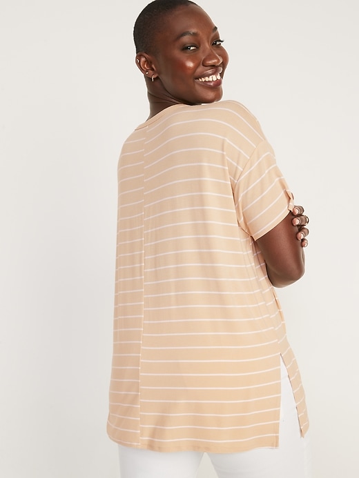 Image number 6 showing, Luxe Scoop-Neck Tunic T-Shirt