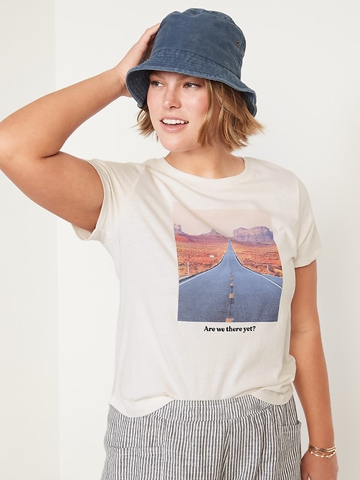 Image number 5 showing, Matching Graphic T-Shirt for Women