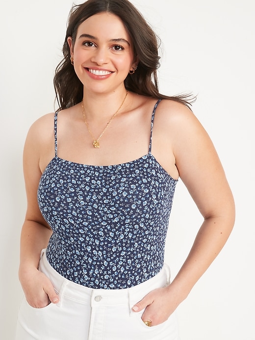 Image number 5 showing, Fitted Floral-Print Bodysuit for Women