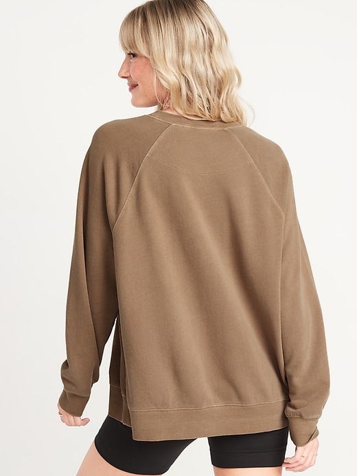 Image number 2 showing, Oversized Vintage Tunic Sweatshirt