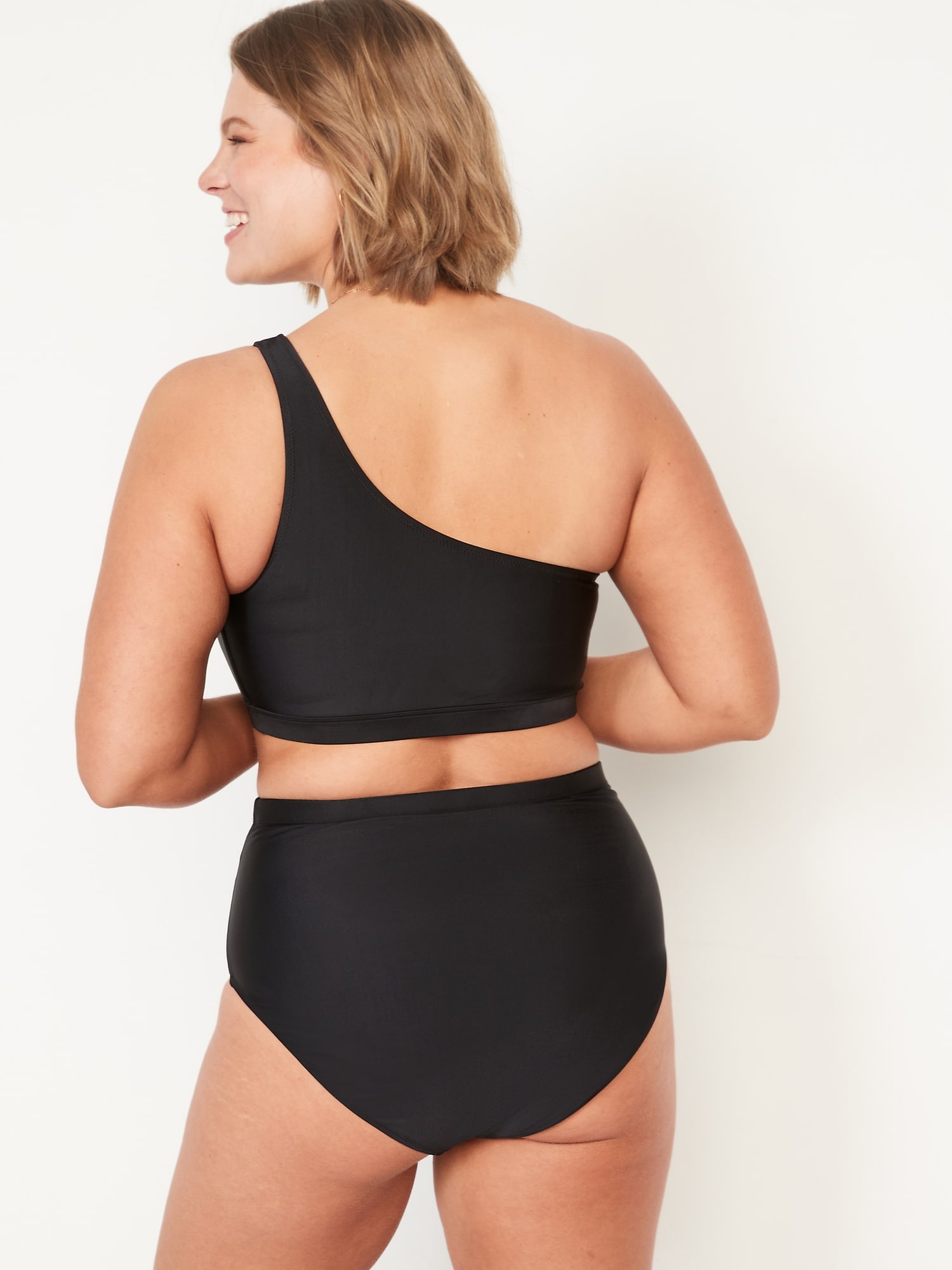 Extra High-Waisted French-Cut Swim Bottoms for Women