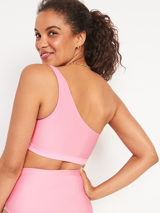 Image number 2 showing, One-Shoulder Swim Top