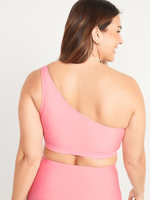 Image number 6 showing, One-Shoulder Swim Top