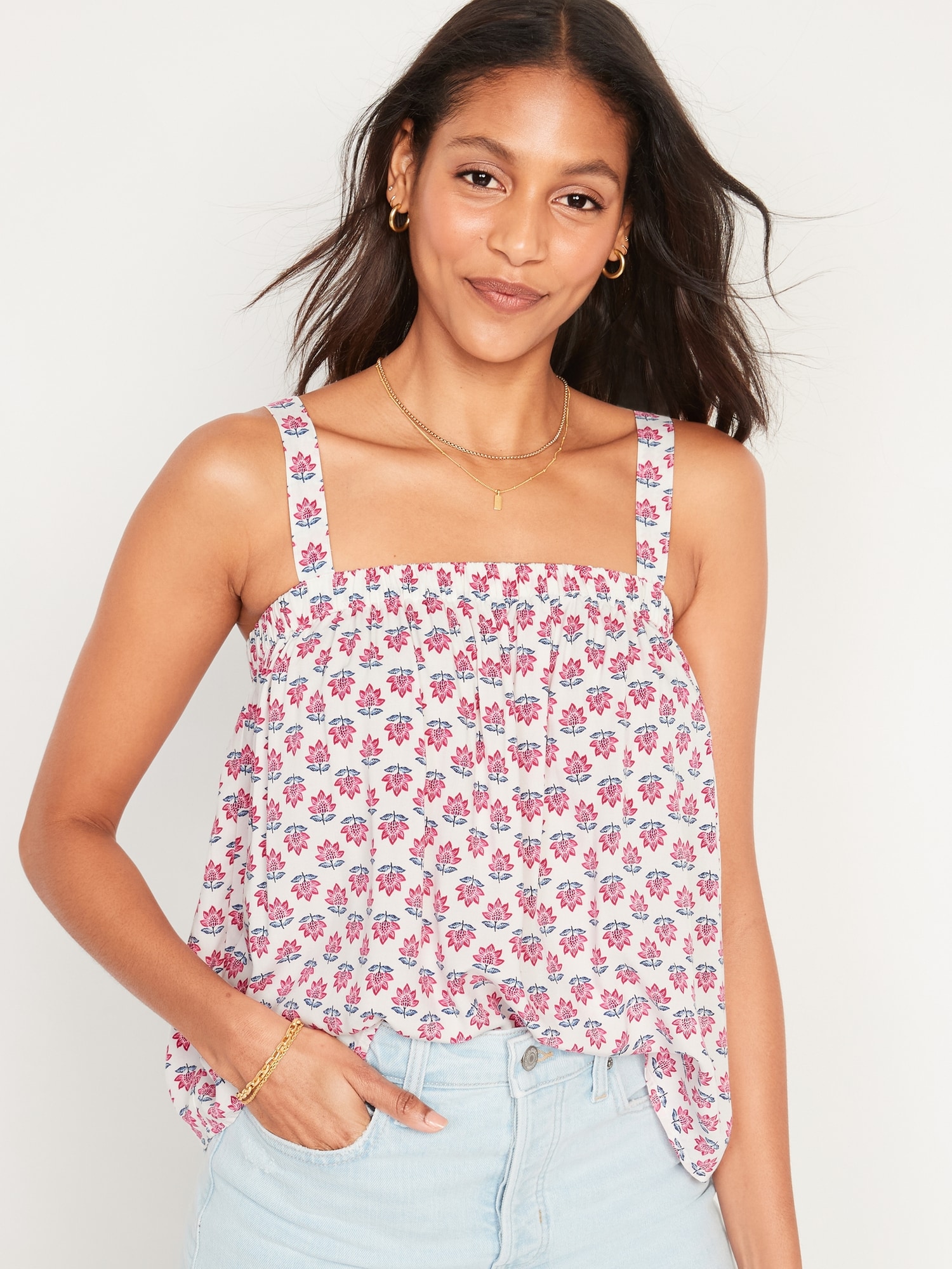 Tie-Back Cami Swing Blouse for Women | Old Navy