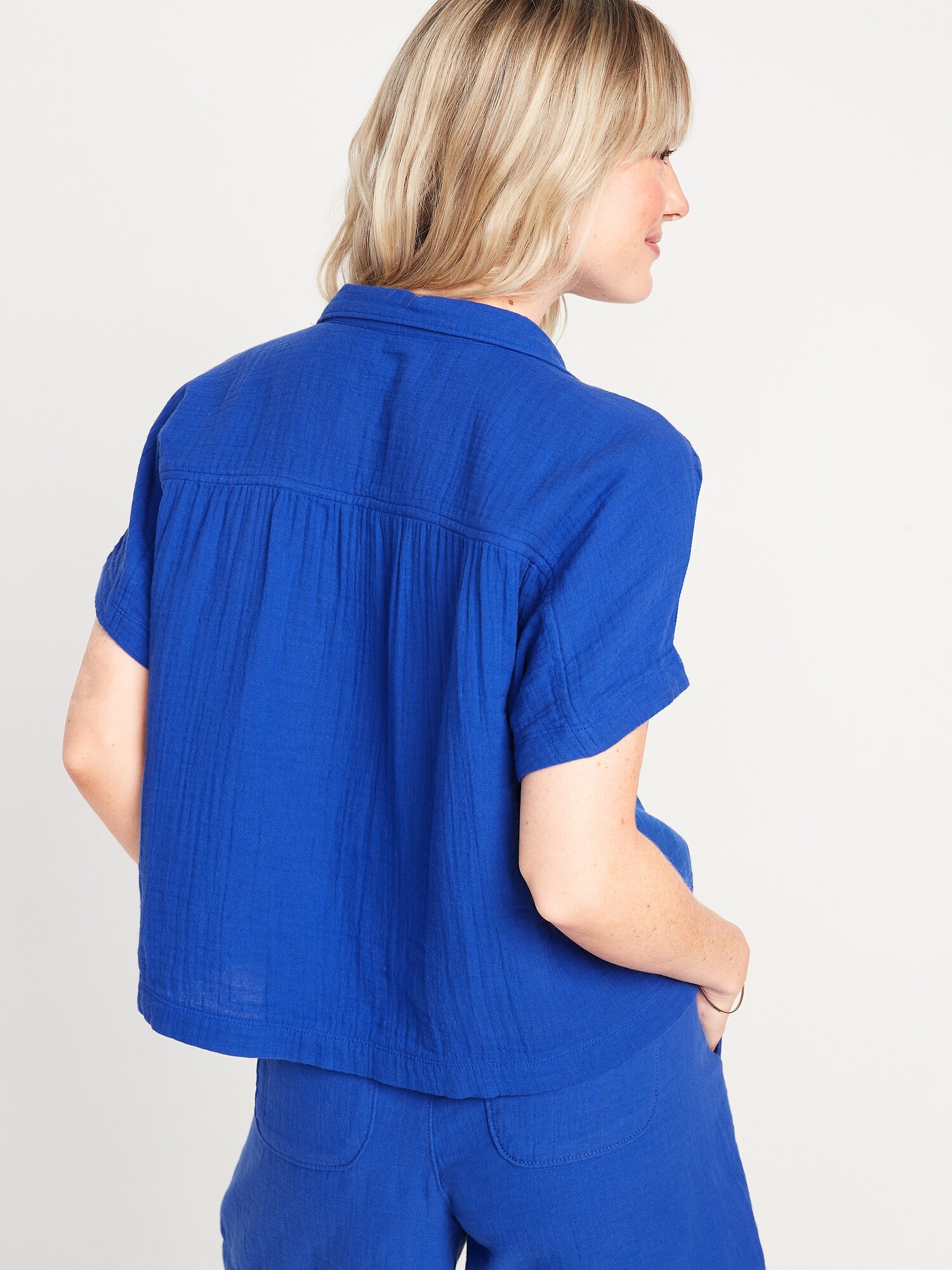 ShortSleeve Loose Shirt for Women Old Navy