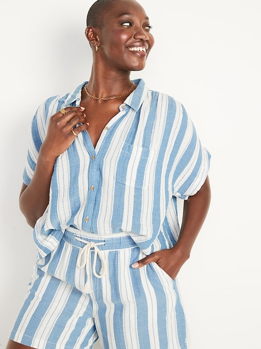 Image number 5 showing, Striped Button-Down Shirt