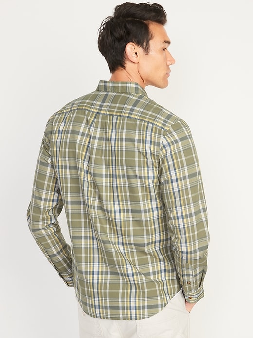 Image number 2 showing, Slim-Fit Built-In Flex Plaid Everyday Shirt