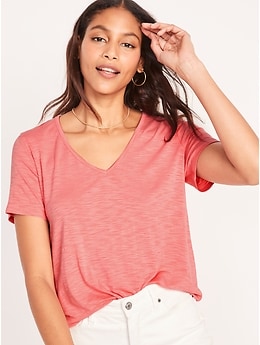 old navy womens v neck t shirts