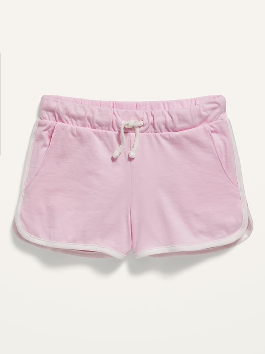 View large product image 1 of 1. Dolphin-Hem Jersey Shorts for Girls