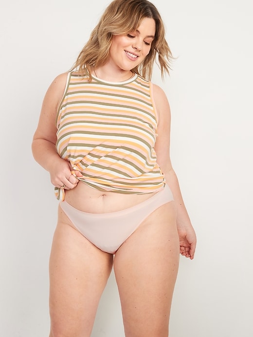 Image number 3 showing, Low-Rise Seamless Bikini Underwear