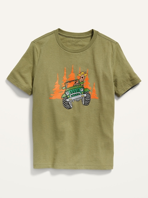 View large product image 1 of 2. Scooby-Doo™ Gender-Neutral Matching Graphic T-Shirt for Kids