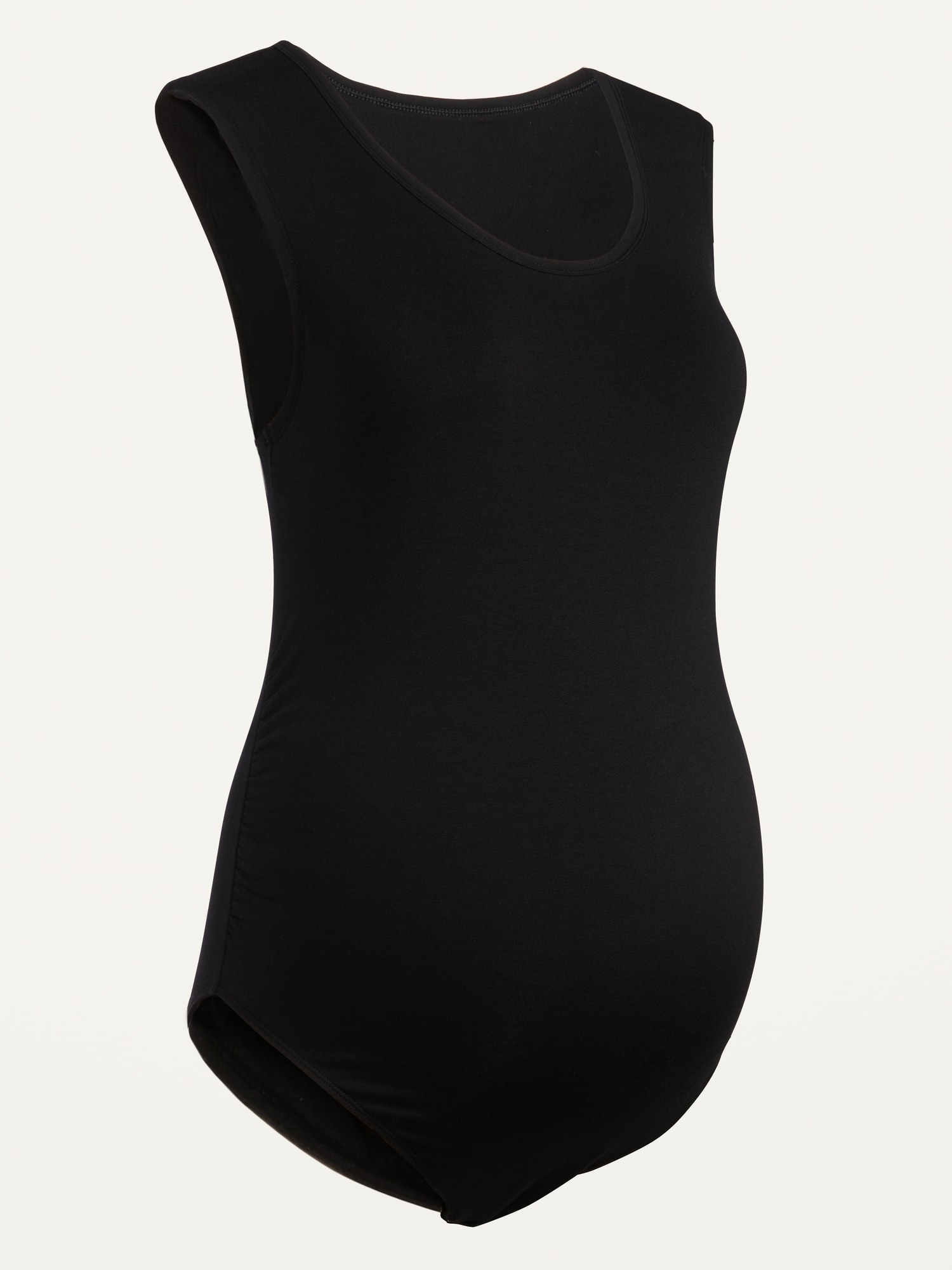 Maternity Fitted Side-Shirred Bodysuit