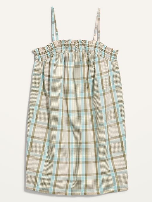 Image number 4 showing, Plaid Smocked Cami Nightgown