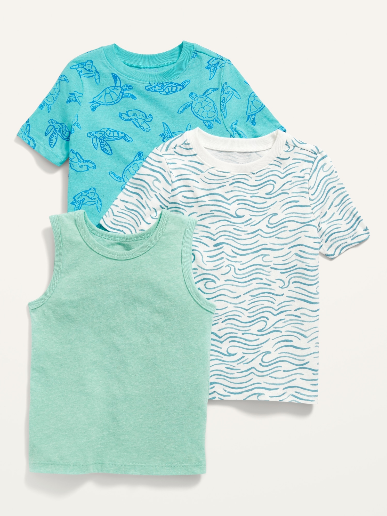 Old Navy 3-Pack T-Shirt and Tank Top for Toddler Boys multi. 1