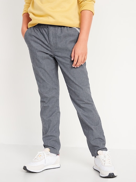 View large product image 1 of 2. Slim Taper Textured OGC Chino Pants for Boys