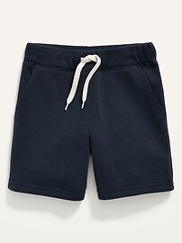 View large product image 3 of 3. Unisex Functional Drawstring Pull-On Shorts for Toddler