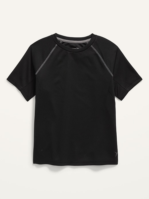 View large product image 1 of 2. Go-Dry Short-Sleeve Mesh T-Shirt For Boys