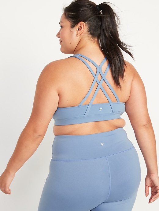 Image number 5 showing, Medium-Support Strappy Sports Bra