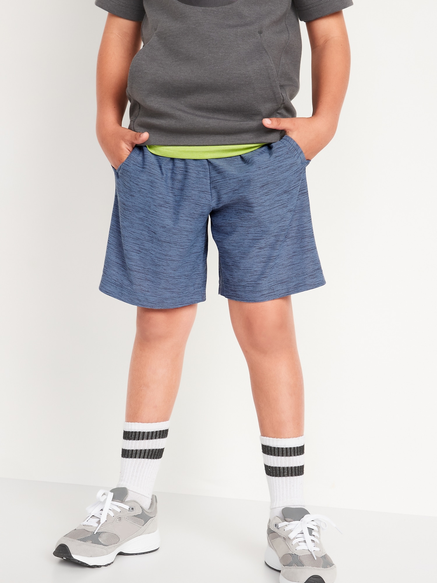 Old Navy Breathe ON Shorts for Boys (At Knee) blue. 1