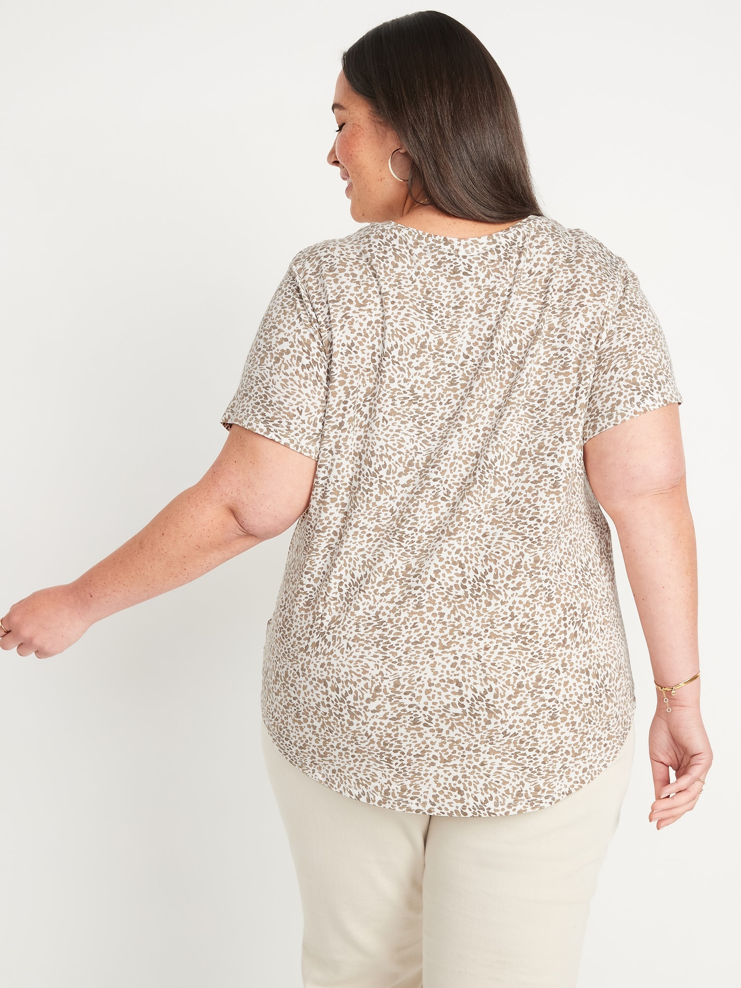 Luxe Printed Crew-Neck T-Shirt for 