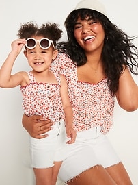 View large product image 4 of 4. Sleeveless Button-Front Cami Top and Bloomers Set for Baby