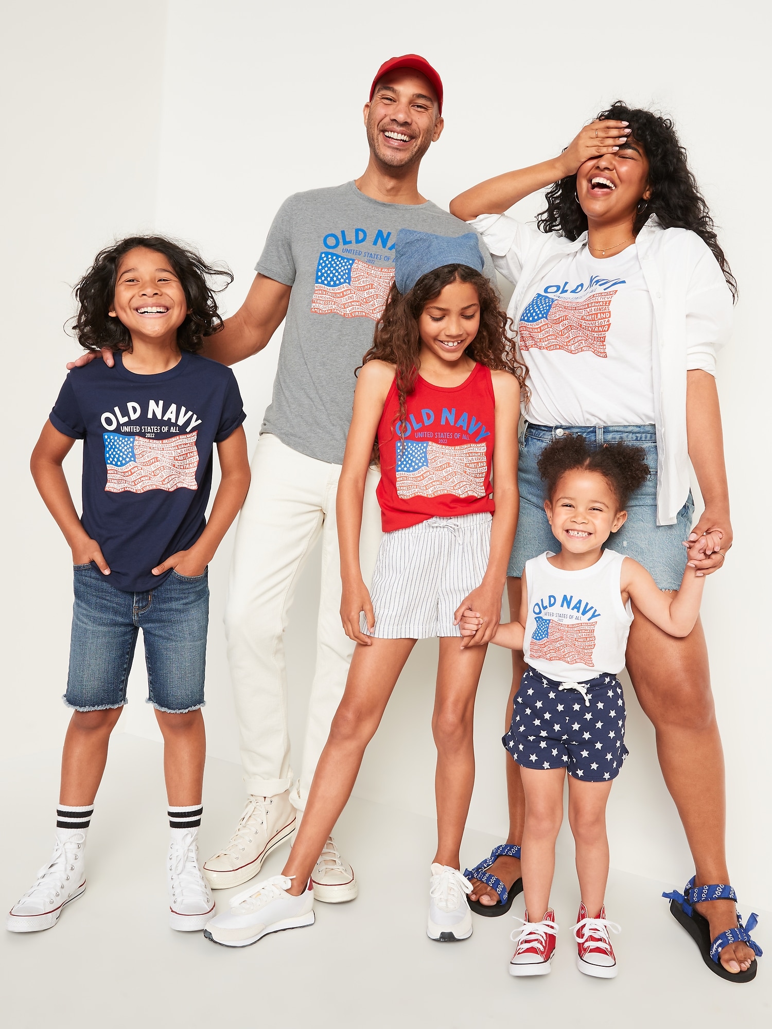 Old Navy is giving new US citizens 2021 flag tees for July 4 - Good Morning  America