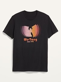 T-shirt Officiel Clan Wu-Tang - Coton Pré-rétréci, Coupe Classique