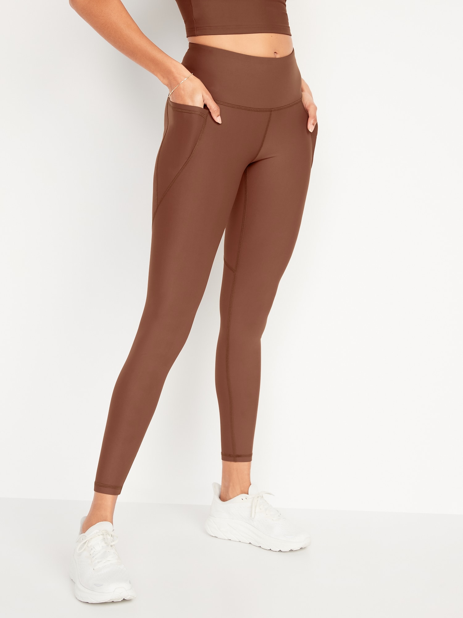 High-Waisted PowerSoft Side-Pocket 