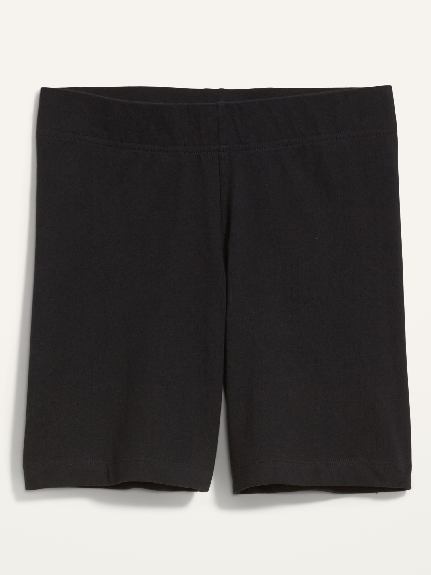 Женские шорты Old Navy High-Waisted Cotton Biker Shorts -- 6-inch inseam, цвет: Чёрный — фото 4