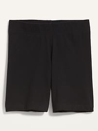 High-Waisted Jersey Biker Shorts For Women -- 6-Inch Inseam