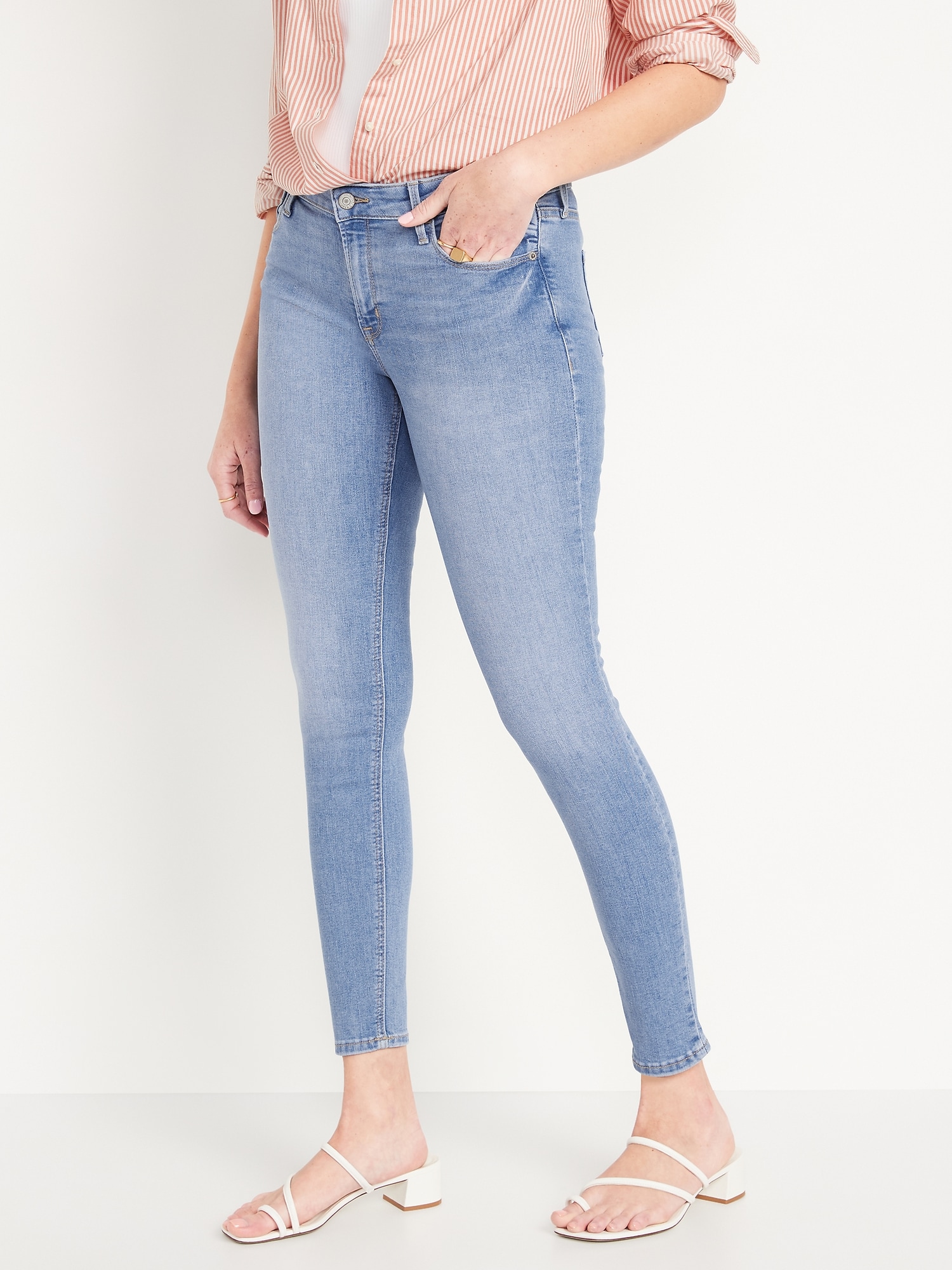 Mid-Rise Rockstar Super Skinny Jeans for Women | Old Navy