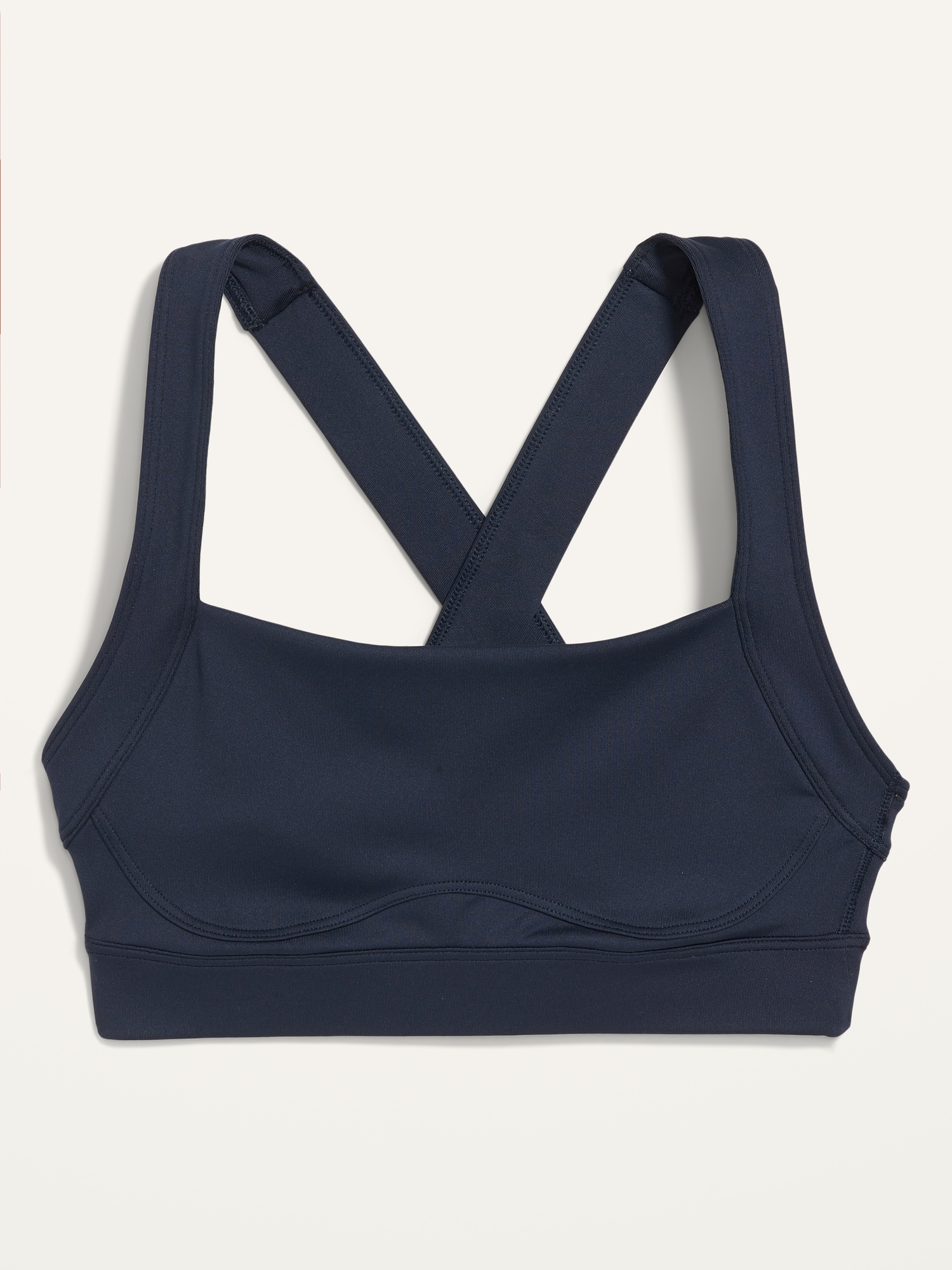 Old Navy - High Support Racerback Sports Bra for Women 2X-4X black