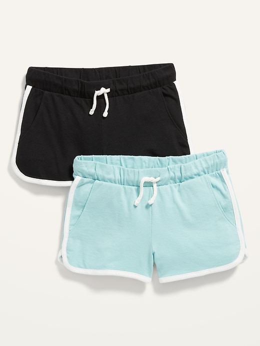 View large product image 1 of 1. Dolphin-Hem Cheer Shorts 2-Pack for Girls