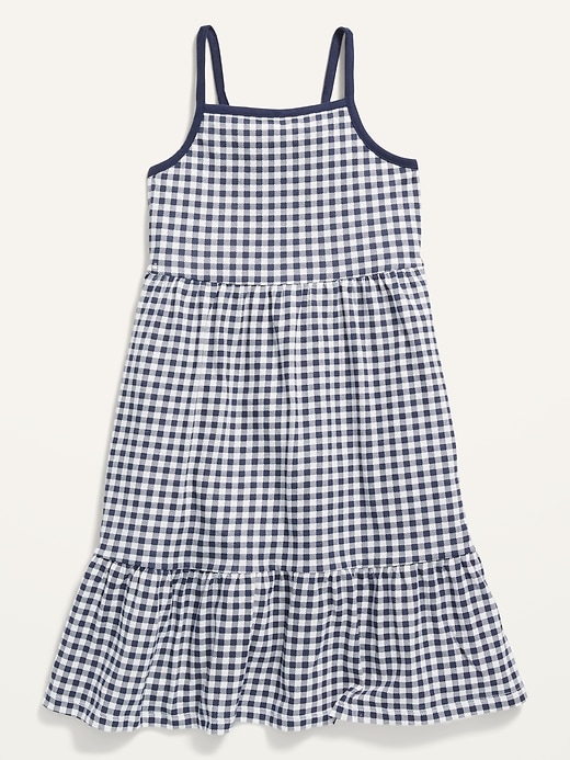 View large product image 2 of 3. Printed Jersey-Knit Fit & Flare Cami Dress for Girls