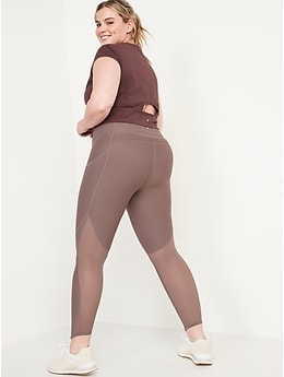 Leggings with mesh side panel - size 8 , Incredible