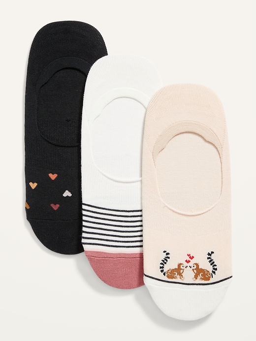 View large product image 1 of 1. No-Show Sneaker Socks 3-Pack for Women